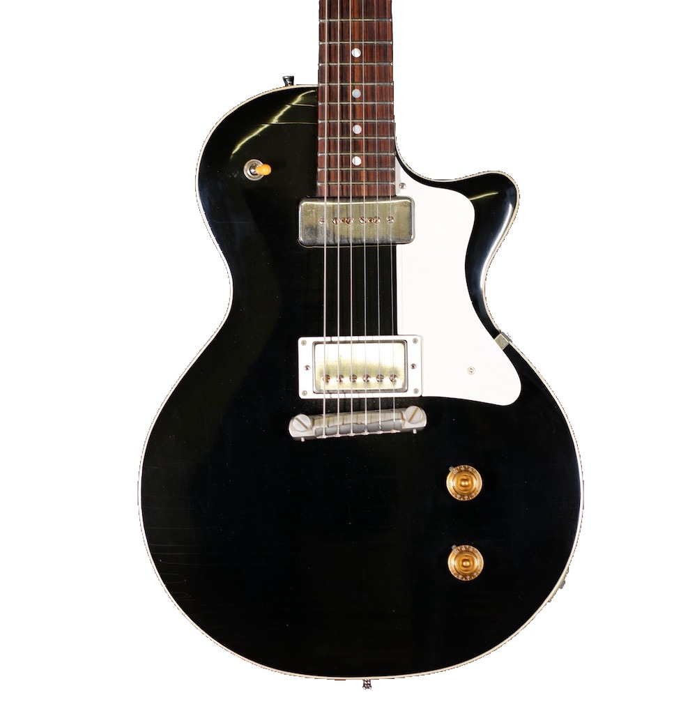 Ivison Hurricane Aged Factory Black Leo & Ted's Electric Guitars